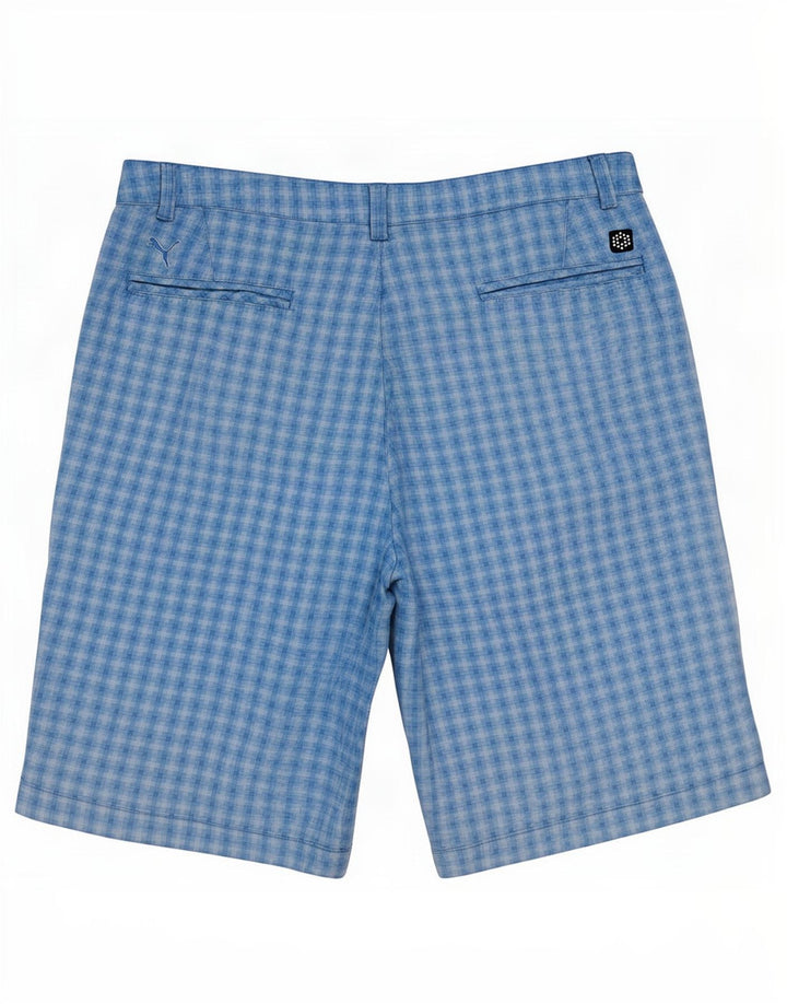 Pantaloni scurți chino pentru bărbați Puma Large W36 Blue Check