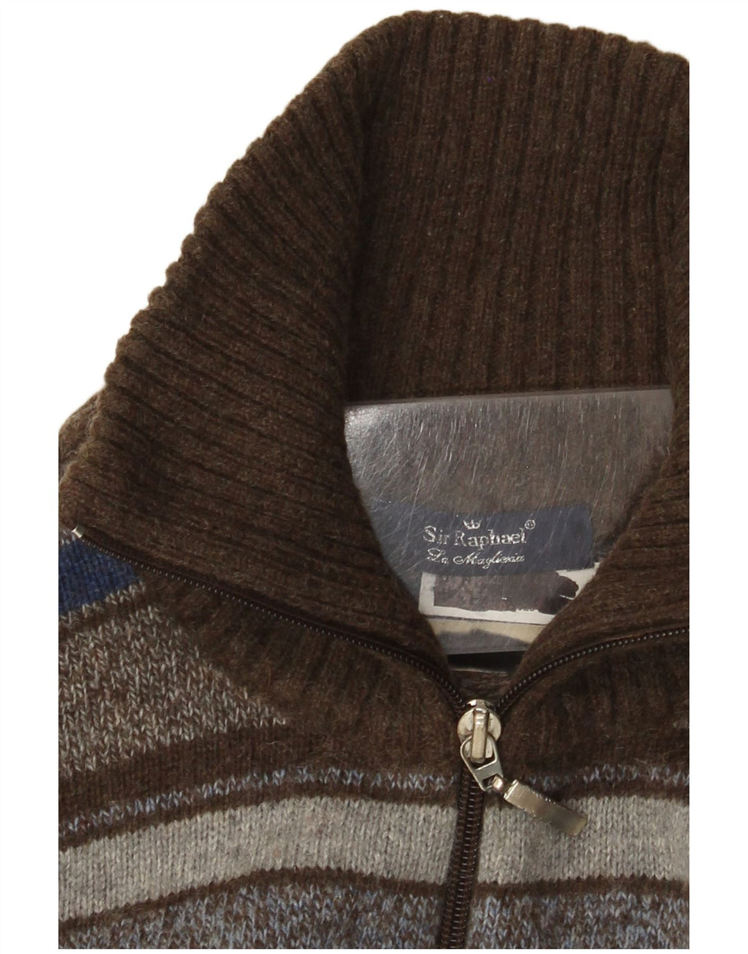 Cardigan Vintage pentru bărbați, cu dungi medii, multicolore