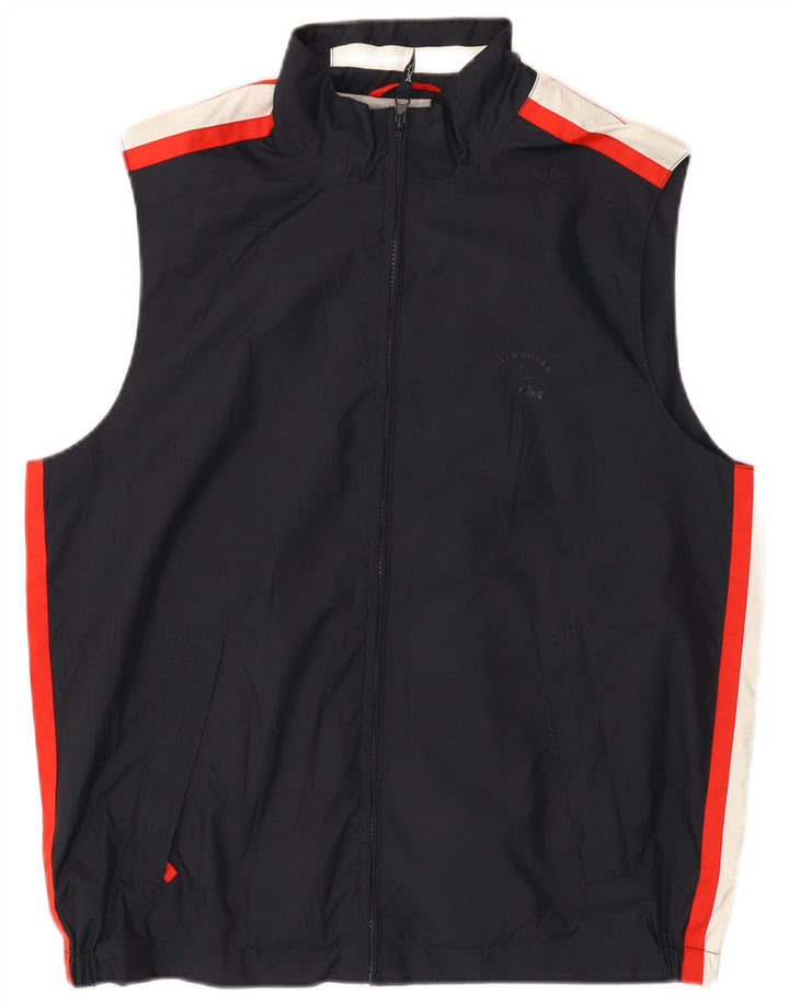 Jachetă de trening pentru bărbați Paul & Shark, albastru bleumarin mediu