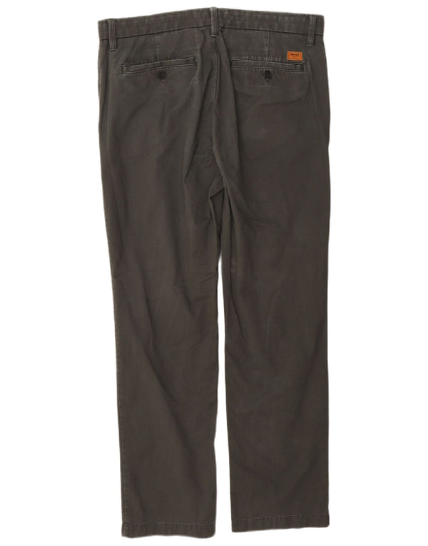 Pantaloni chino drepte pentru bărbați Timberland L34 L32 bumbac gri