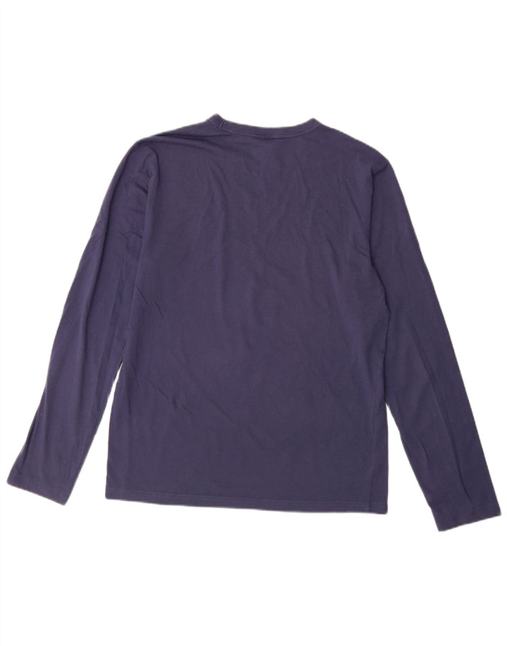 Top pentru bărbați Champion cu mânecă lungă, mare, bleumarin