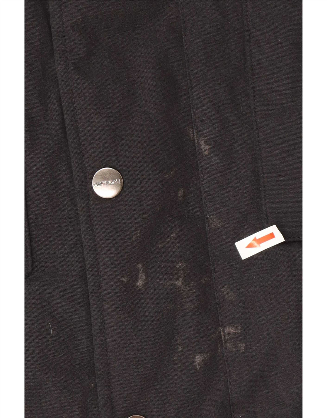 Jachetă parka cu glugă pentru bărbați Carhartt Tropper UK 34 XS poliester negru