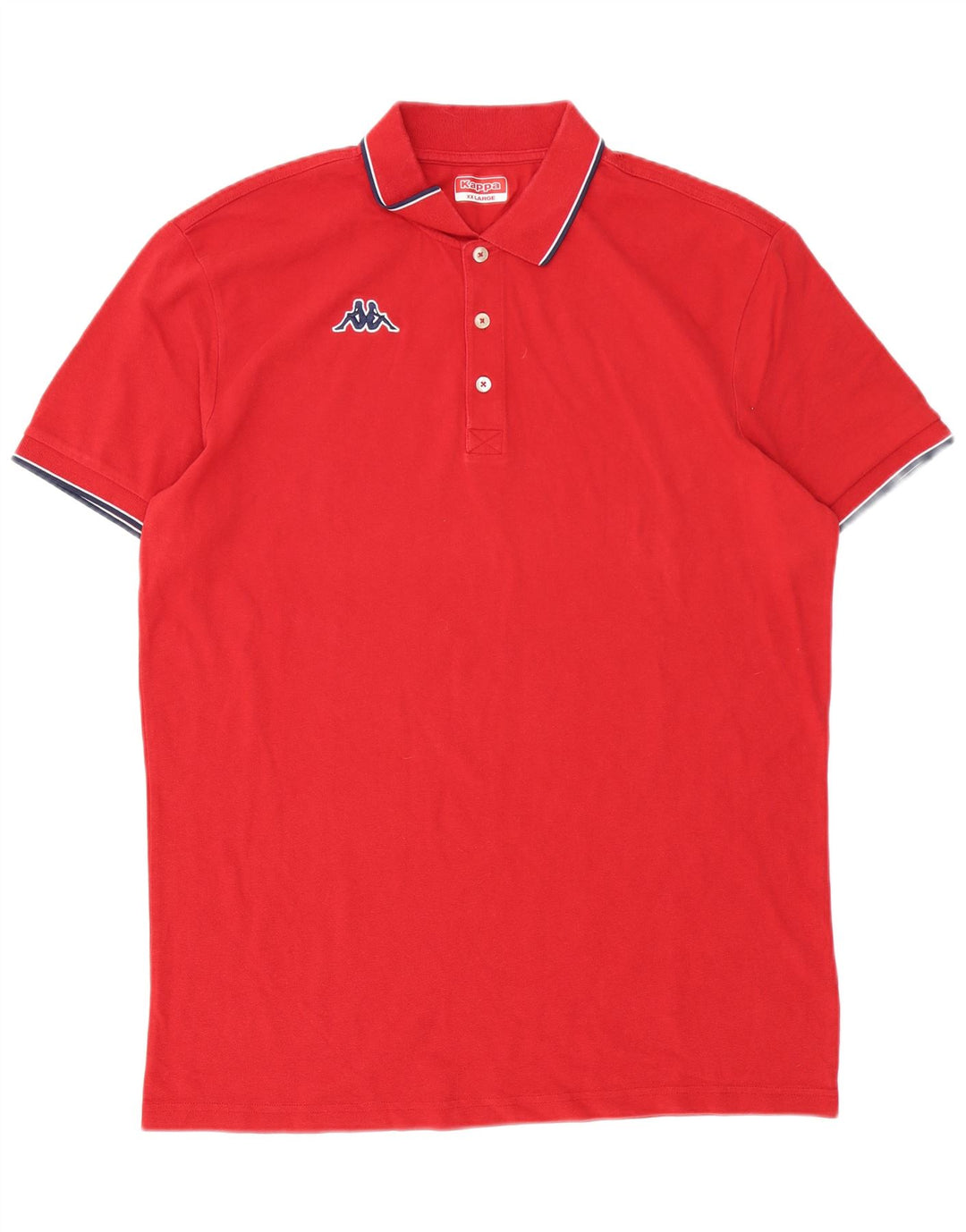 Tricou polo pentru bărbați Kappa 2XL roșu