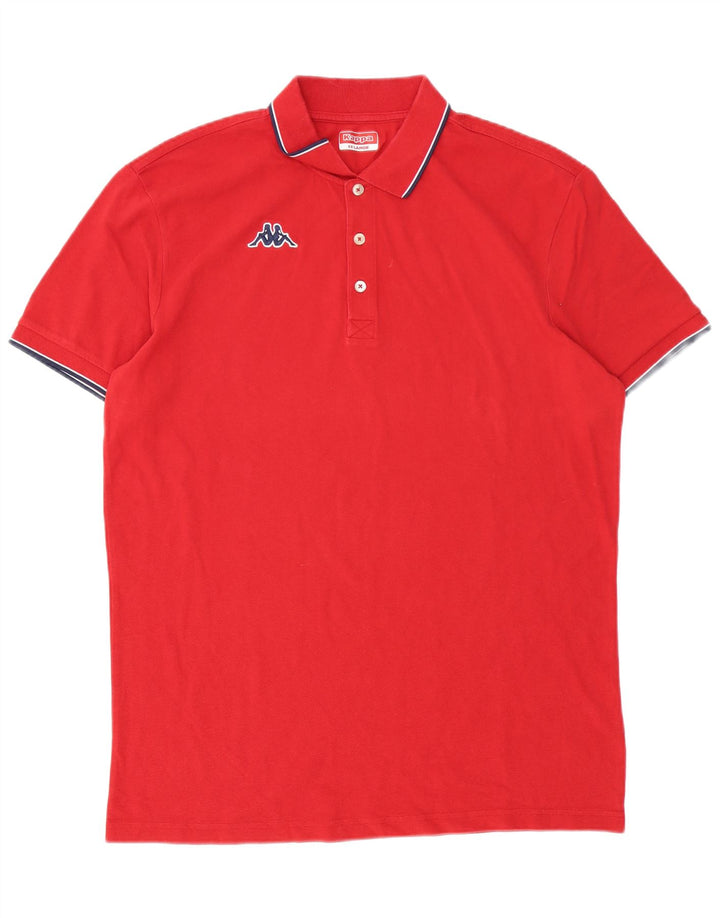 Tricou polo pentru bărbați Kappa 2XL roșu