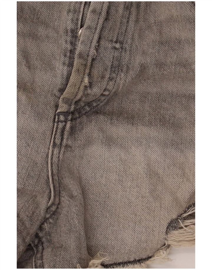 Pantaloni de damă Zara, din denim, învechiți, EU 40 Medium W30 Bumbac gri