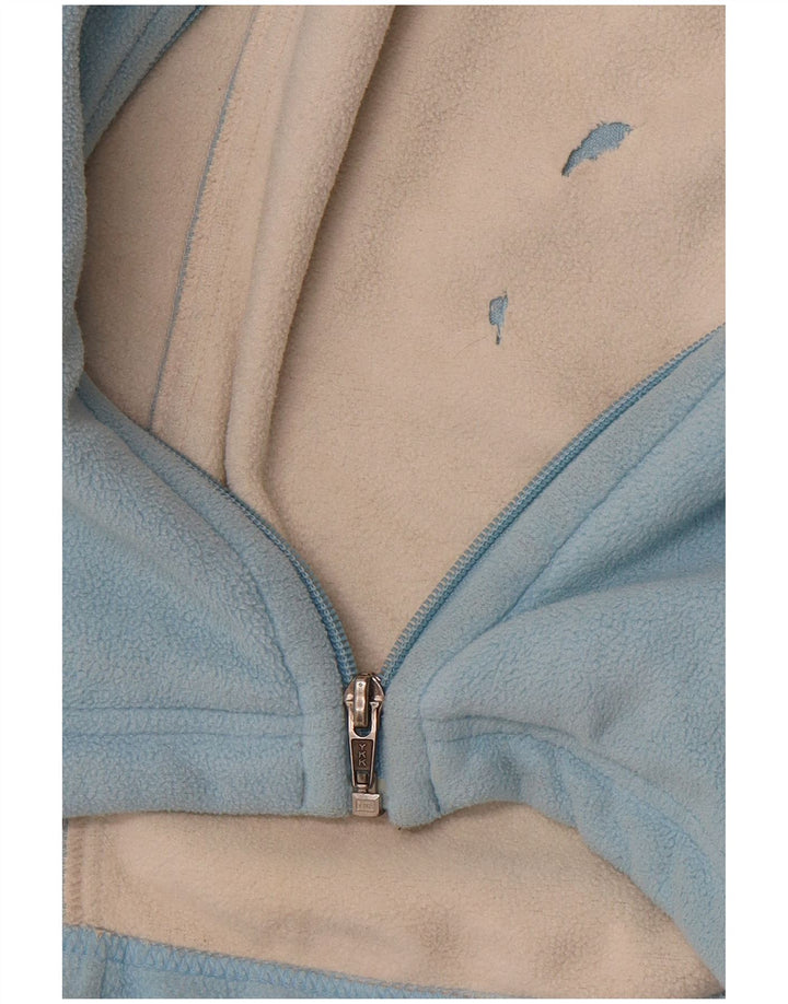 PATAGONIA Womens Fleece Jacket UK 14 Medium Blue Polyester