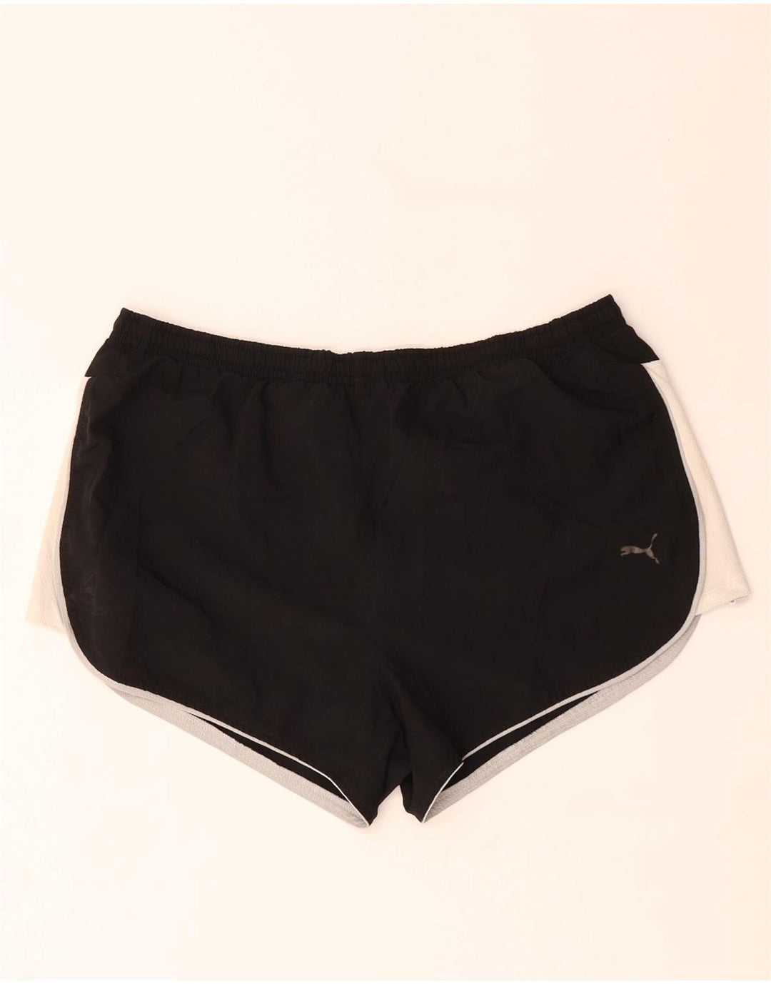 Pantaloni scurti sport PUMA pentru femei UK 10 Small Black Colorblock