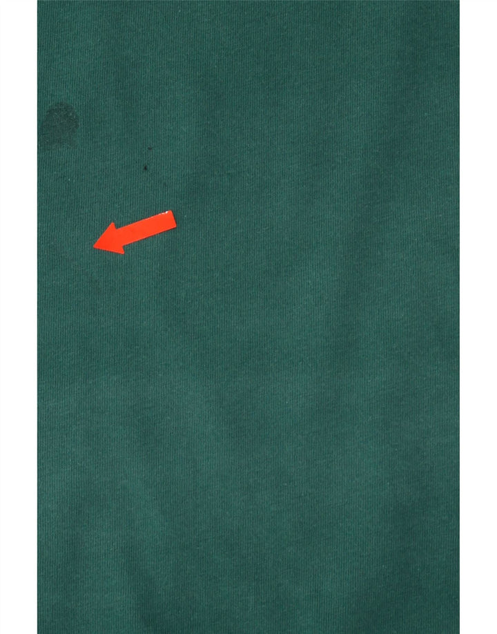 ADIDAS Mens Graphic T-Shirt Top Small Green Vintage Adidas and Second-Hand Adidas from Messina Hembry 