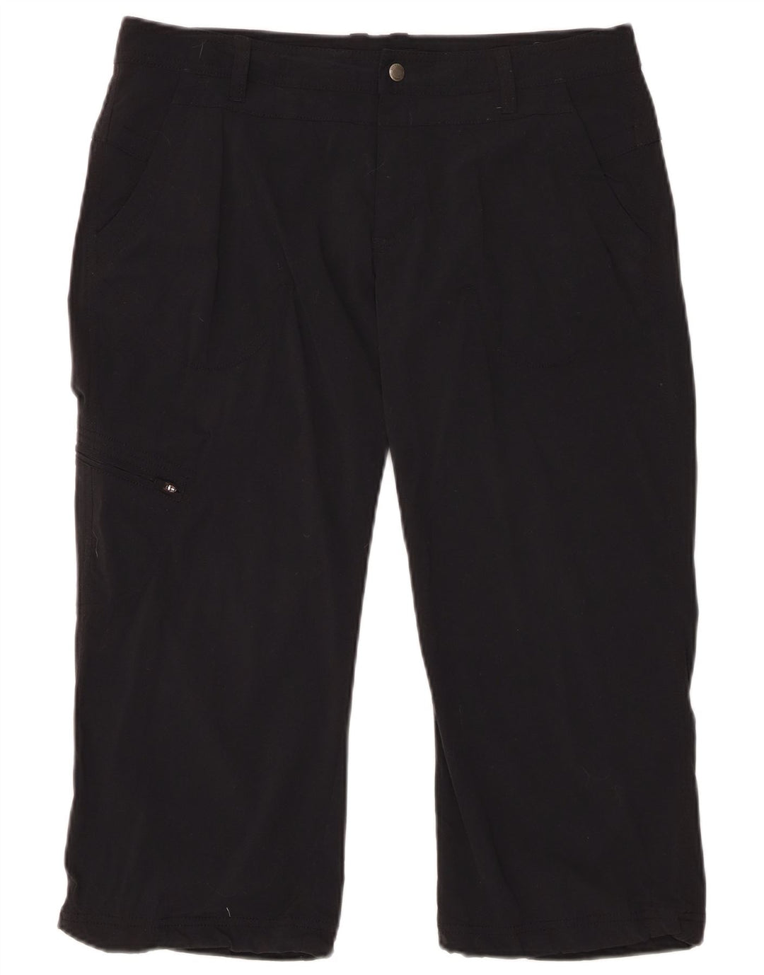 EDDIE BAUER Pantaloni capri drepti pentru femei US 10 Large W30 L21 Black