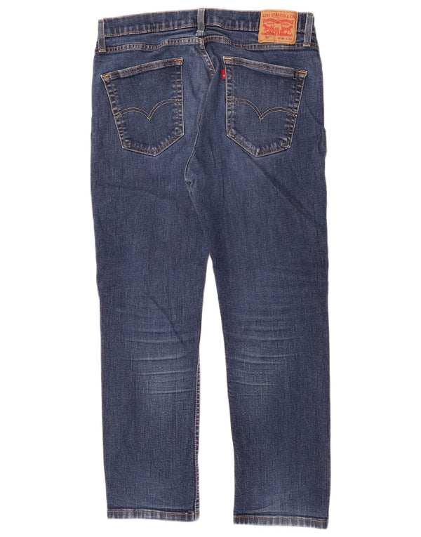 Blugi drepti pentru bărbați Levi's 514 W36 L27 Bumbac albastru