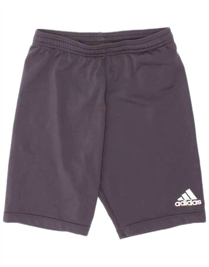 Pantaloni scurți sport pentru băieți Adidas 10-11 ani poliester gri