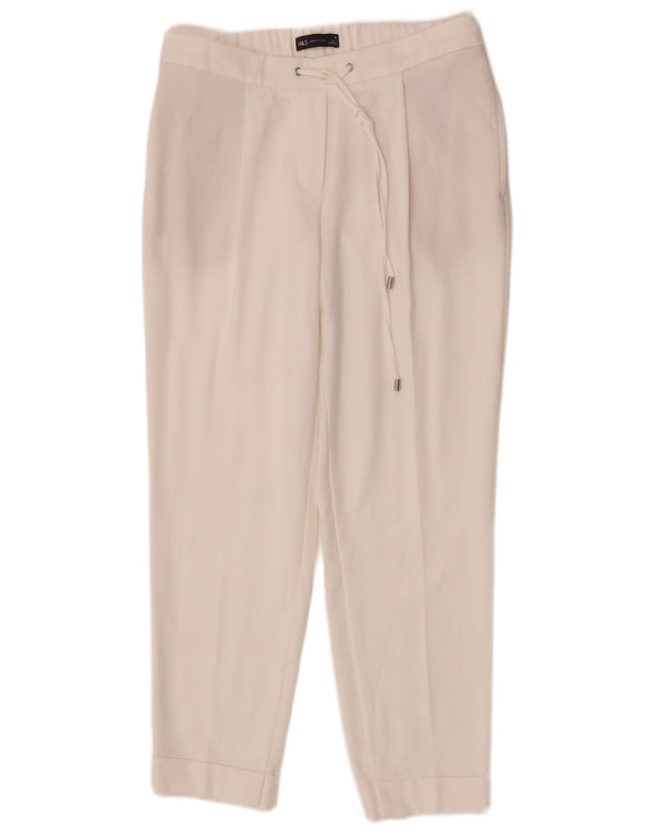 Pantaloni chino conici pentru bărbați Marks & Spencer UK 10 Small W26 L25 Alb