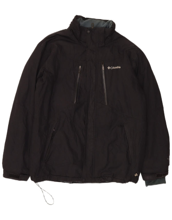 Jachetă Columbia pentru bărbați, UK 40, mare, negru, nailon