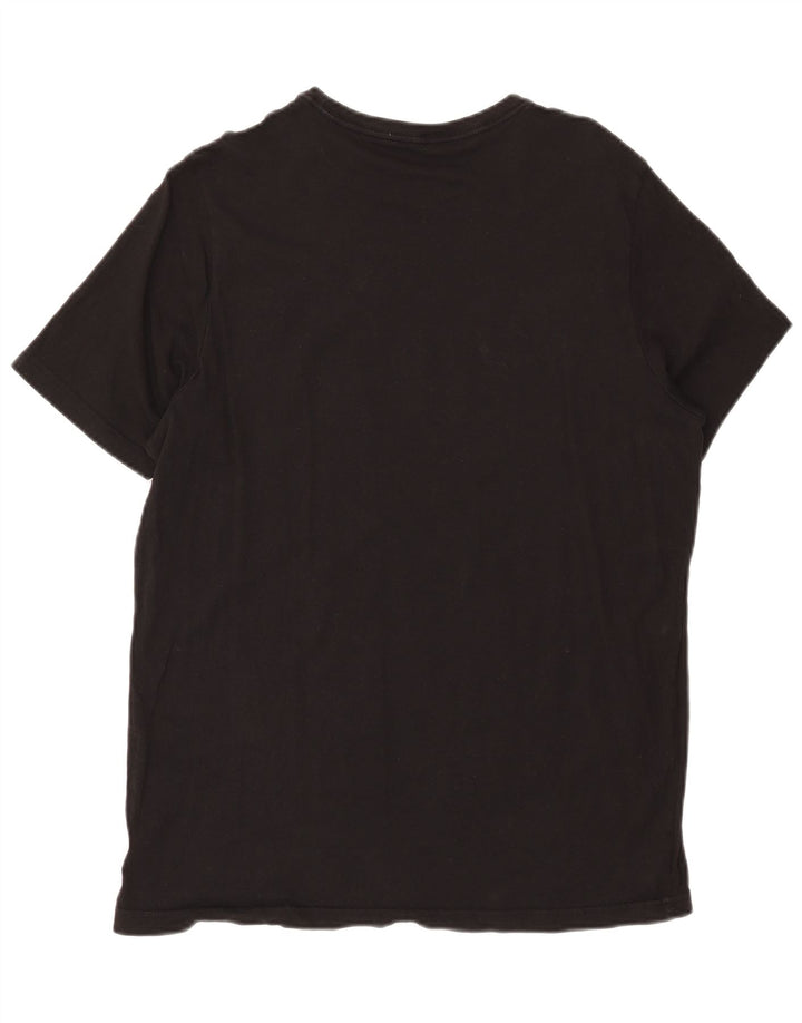 Tricou grafic Puma pentru bărbați Top Large Negru