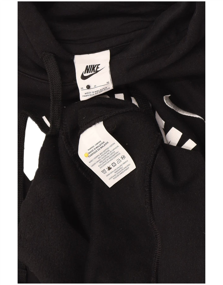 Pulover Nike Grafic pentru bărbați, bumbac mediu negru
