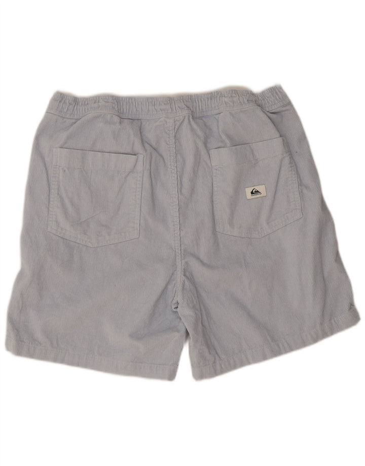 Pantaloni scurți din velur Quiksilver pentru bărbați, mediu W32, bumbac albastru