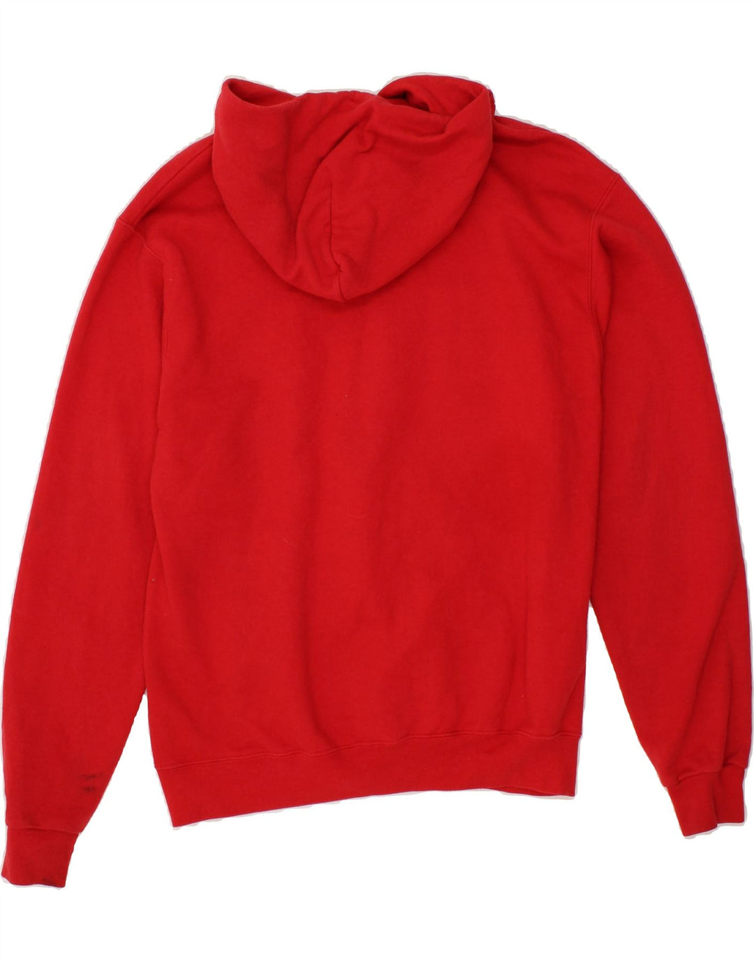 CHAMPION Mens Graphic Hoodie Jumper Medium Red Cotton Vintage Champion and Second-Hand Champion from Messina Hembry 