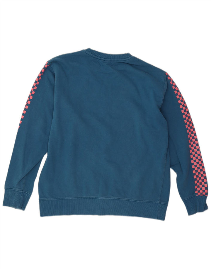 Hanorac grafic pentru bărbați Vans Pulover Bumbac albastru mediu