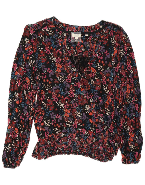 Bluză cu mânecă lungă pentru femei Fat Face UK 12 Medium Multicolor Floral