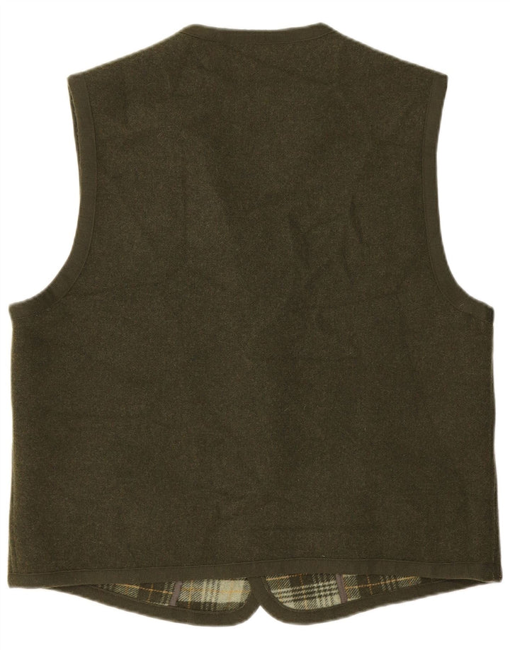 Vestă pentru bărbați Pierre Cardin IT 56 XL Kaki Lână