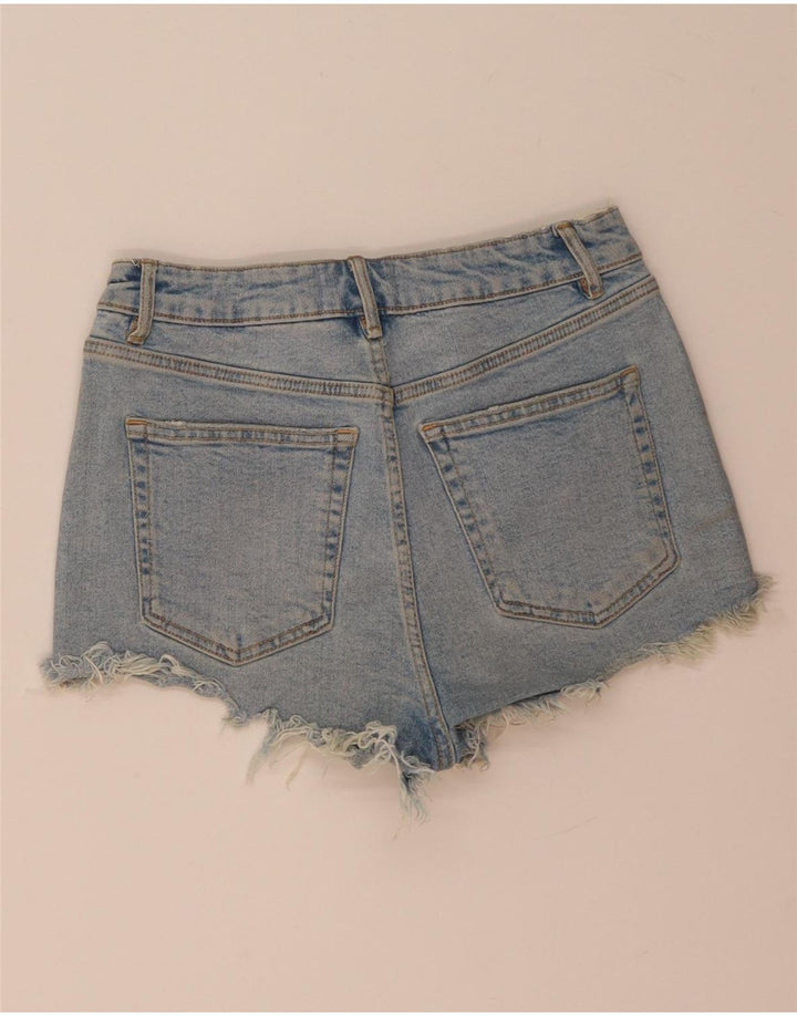 Pantaloni scurți din denim pentru femei Zara EU 38 Small W28 Blue