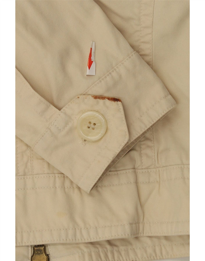 Bomber pentru femei Burberry UK 14 Medium Beige Bumbac