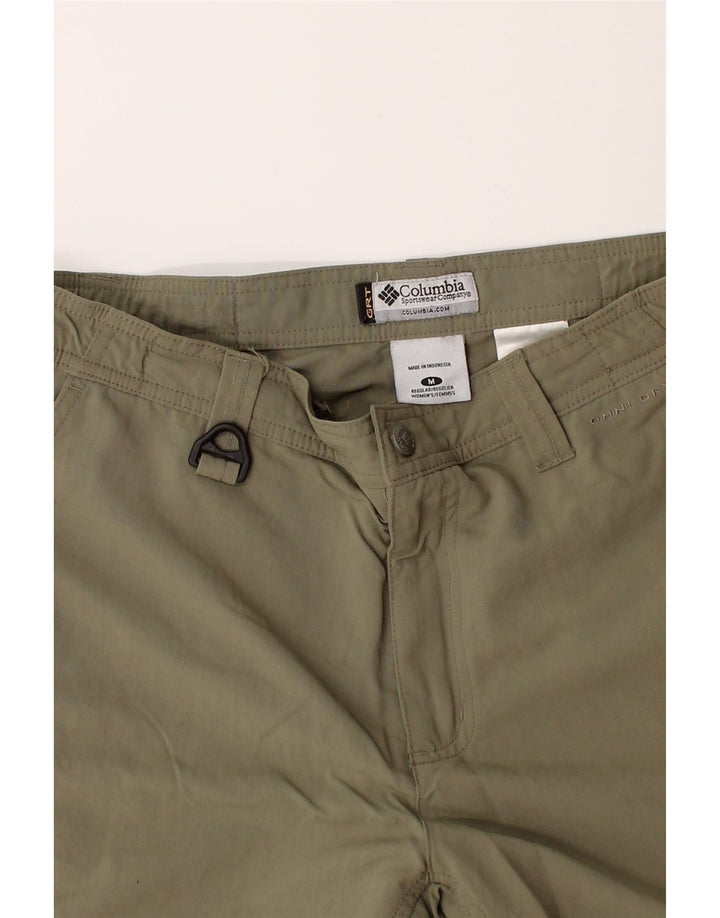 COLUMBIA Womens Cargo Shorts Medium W30 Beige Nylon Vintage Columbia and Second-Hand Columbia from Messina Hembry 