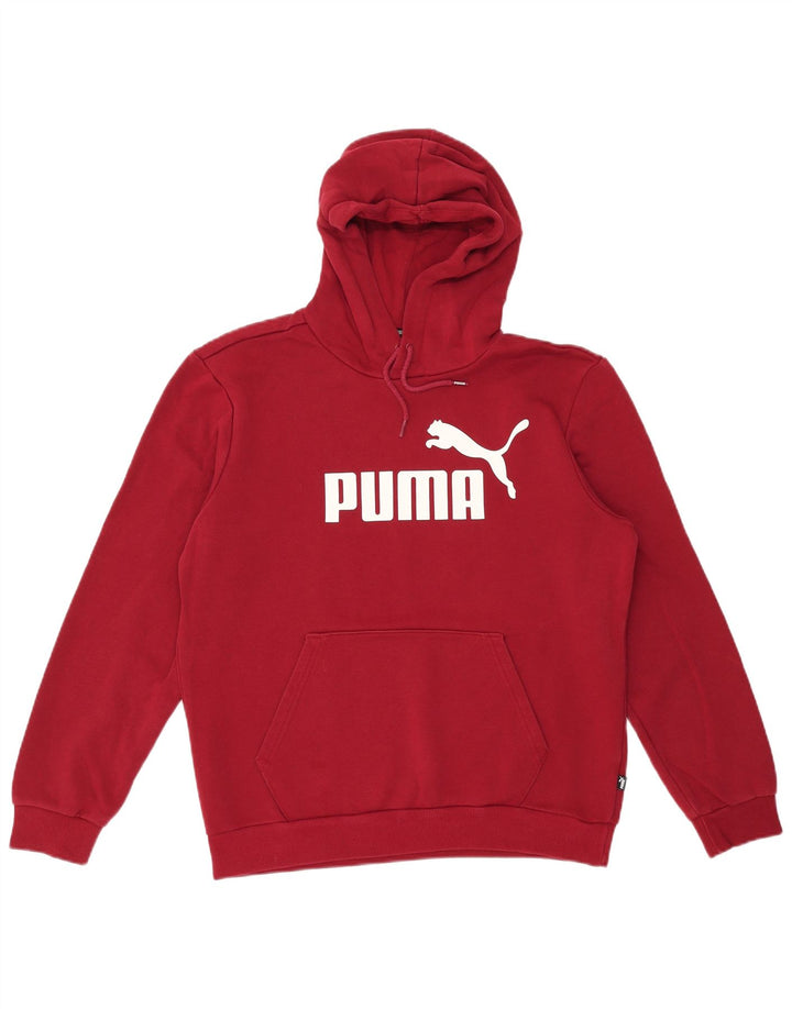 Pulover cu glugă grafic PUMA pentru bărbați, bumbac maro mediu