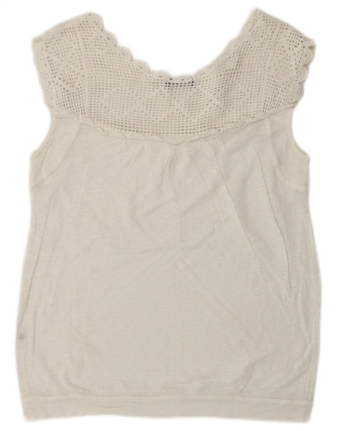 Bluză fără mâneci pentru femei Massimo Dutti UK 16 Large White