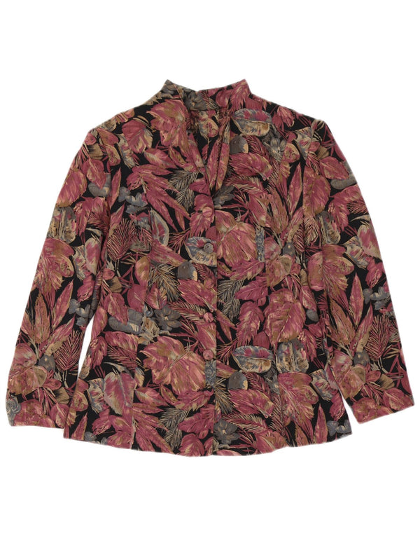 Cardigan Vintage pentru femei UK 12 Medium Multicolor Floral