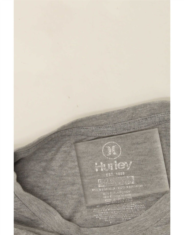 Tricou grafic pentru bărbați Hurley Top Medium Gri Pete
