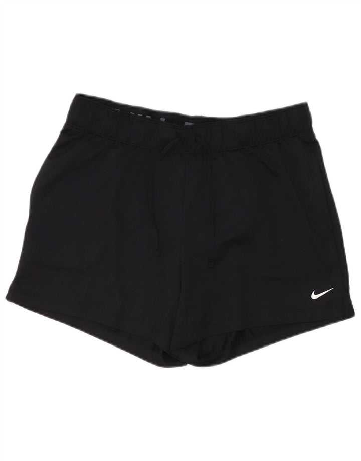 Pantaloni scurți sport Nike Dri Fit pentru bărbați, poliester negru mic