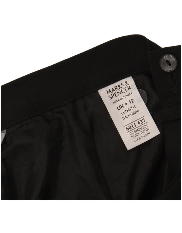 Fusta Maxi pentru femei Marks & Spencer UK 12 Medium W28 Poliester negru