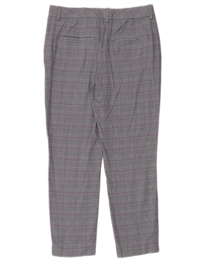 Pantaloni chino Massimo Dutti pentru femei EU 38 Small W30 L26 Blue Houndstooth