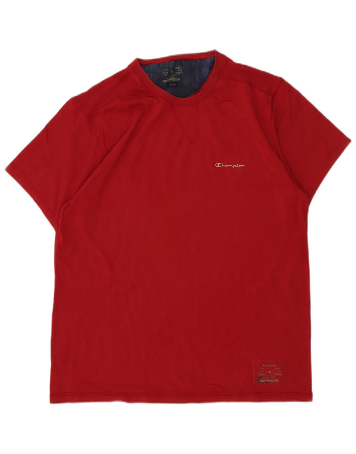 Tricou pentru bărbați Champion Top mare din bumbac roșu