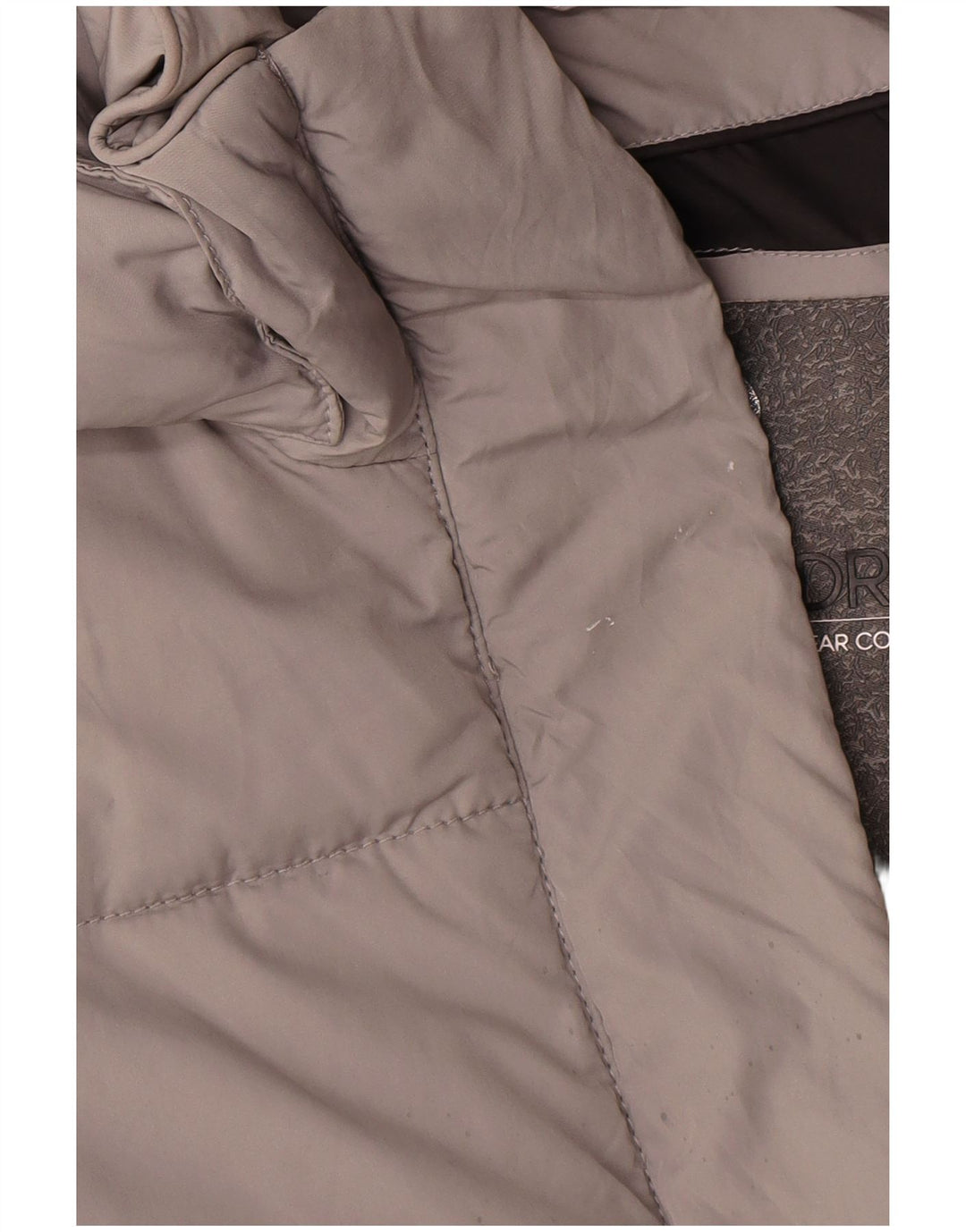 Palton căptușit cu glugă supradimensionată pentru femei Superdry UK 10, gri mic