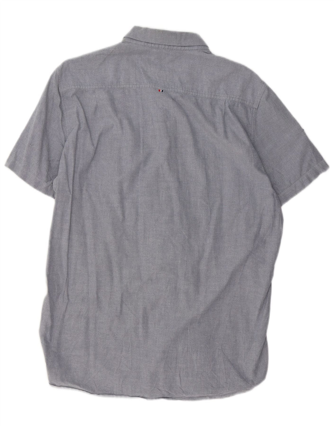 Cămașă cu mânecă scurtă pentru bărbați SUPERDRY, bumbac albastru XL