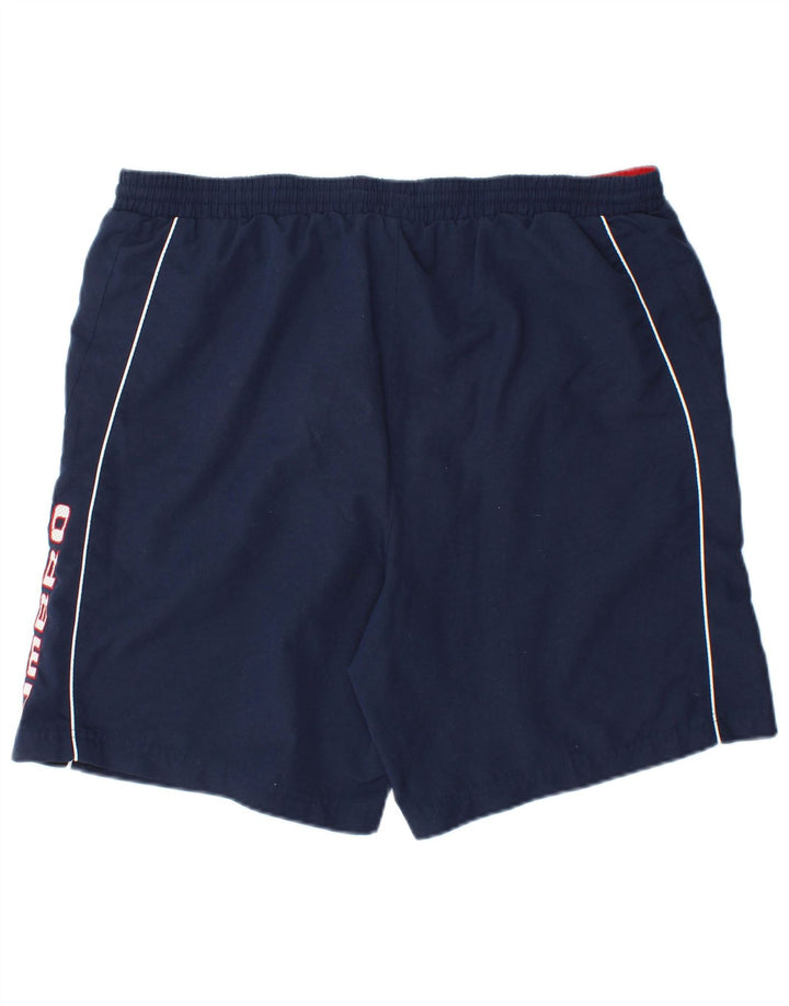 Pantaloni scurți de înot grafic Umbro pentru bărbați, mari, albastru, poliester