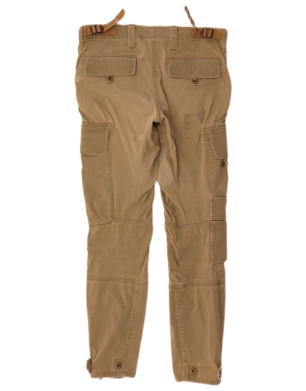 Pantaloni cargo slim pentru femei Ralph Lauren US 6 Medium W29 L28 Kaki Bumbac