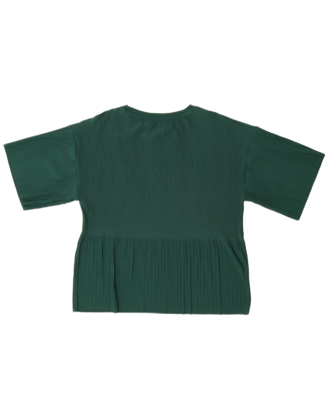 ZARA Womens Blouse Top UK 14 Medium Green