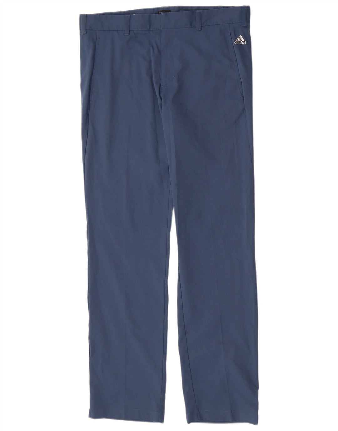 Pantaloni chino drepți pentru bărbați Adidas W34 L34 poliester albastru