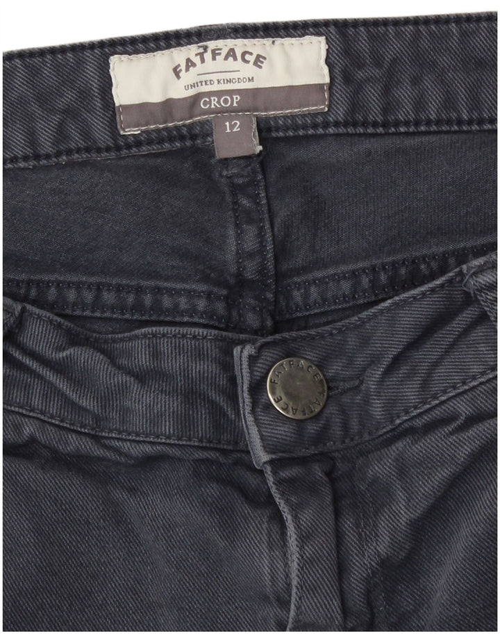 Fat Face Blugi tăiați pentru femei UK 12 Medium W32 L22 Bumbac gri