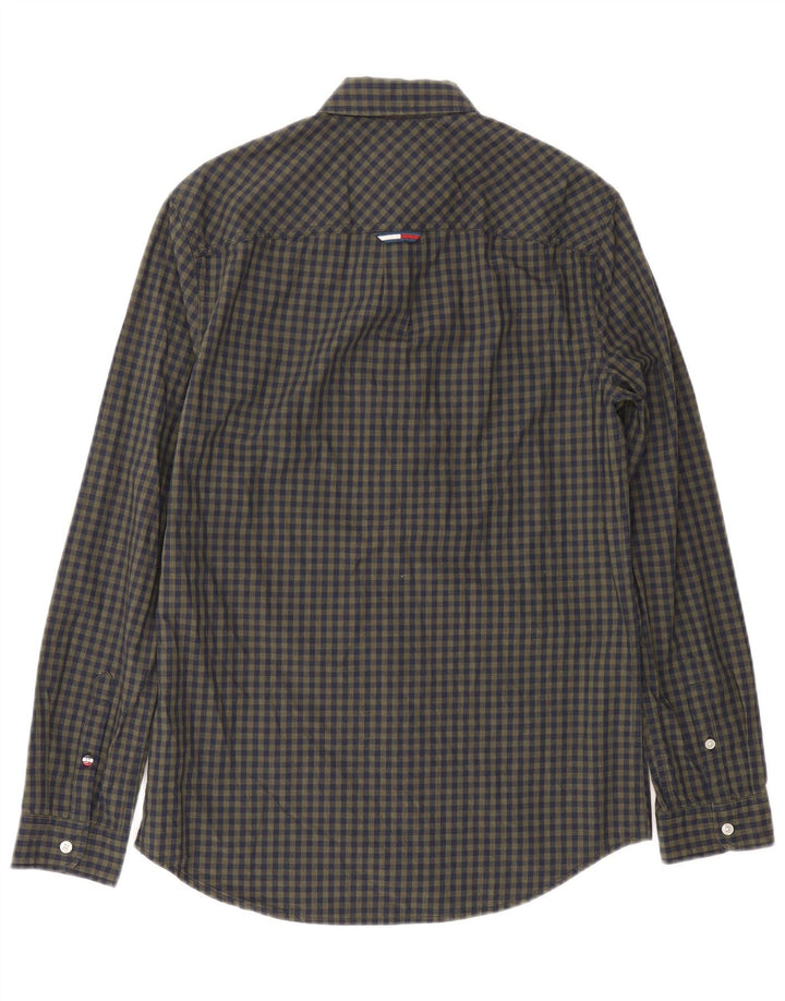 Cămașă pentru bărbați Tommy Hilfiger, cu tăiere obișnuită, mică, bleumarin, din bumbac