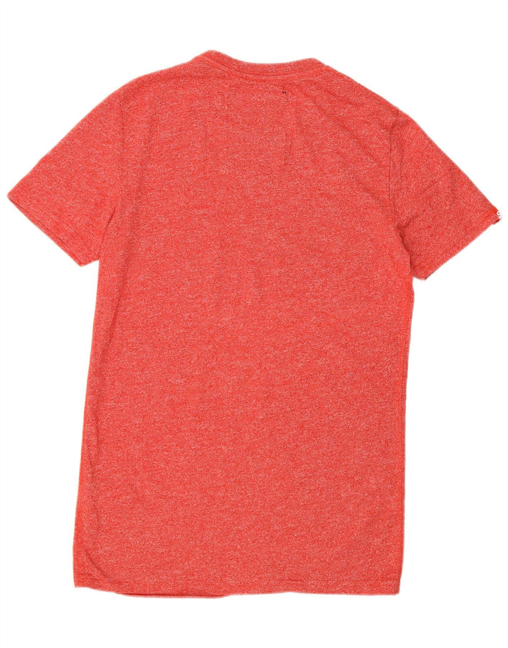 SUPERDRY tricou grafic pentru bărbați Top mic bumbac roșu