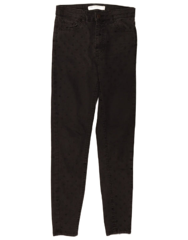 Blugi skinny de damă Zara EU 34 2XS W24 L26 negri cu buline