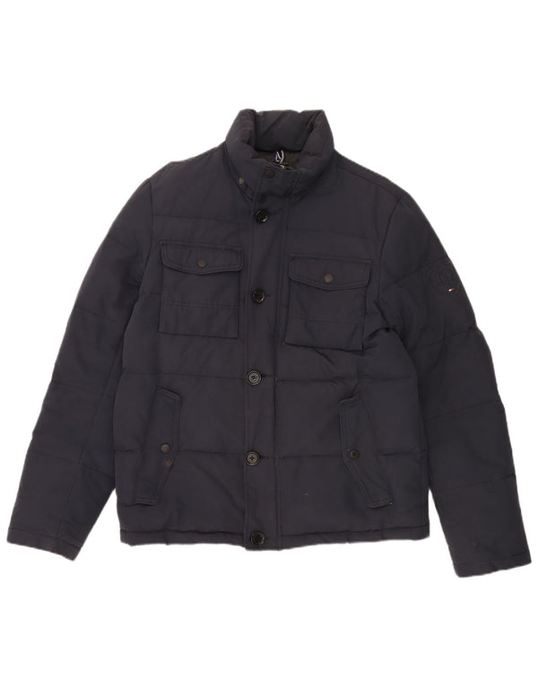 Jachetă căptușită pentru bărbați Tommy Hilfiger UK 38 Medium Bleumarin Poliester