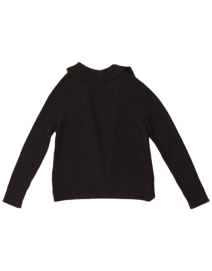 Pulover pentru femei Marks & Spencer Open Bolero UK 12 Medium Negru Acrilic