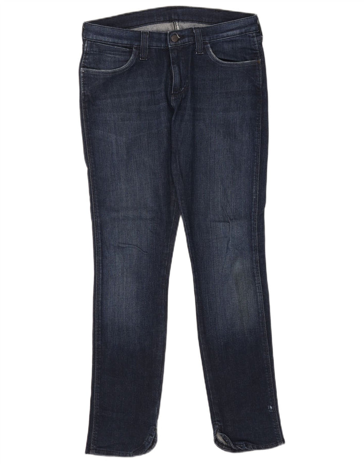 Blugi Slim Stokes Wrangler pentru femei W30 L32 bumbac bleumarin