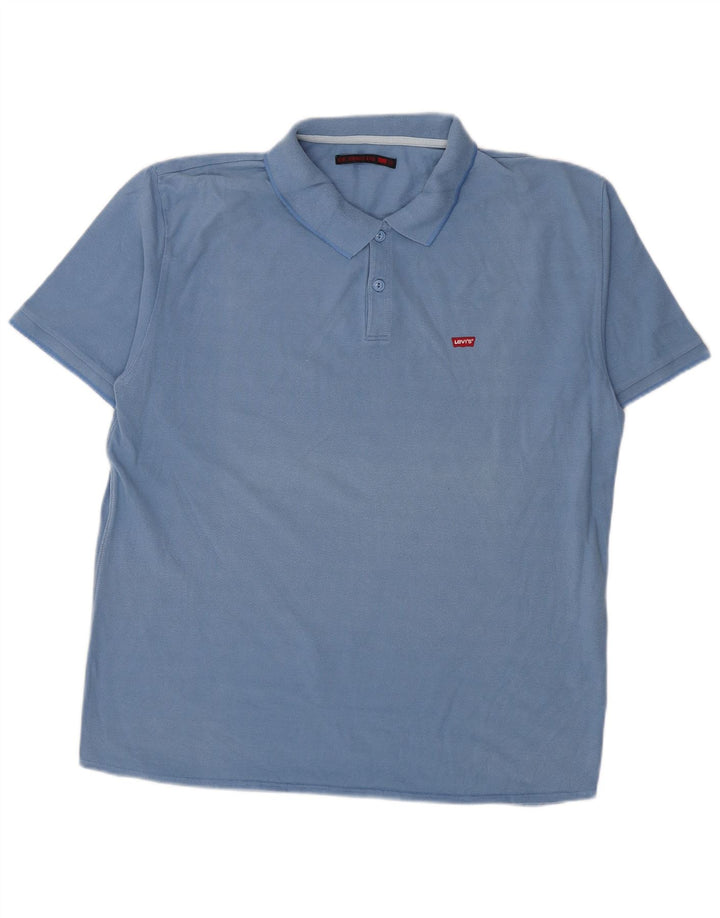 Tricou polo Levi's pentru bărbați 2XL, bumbac albastru
