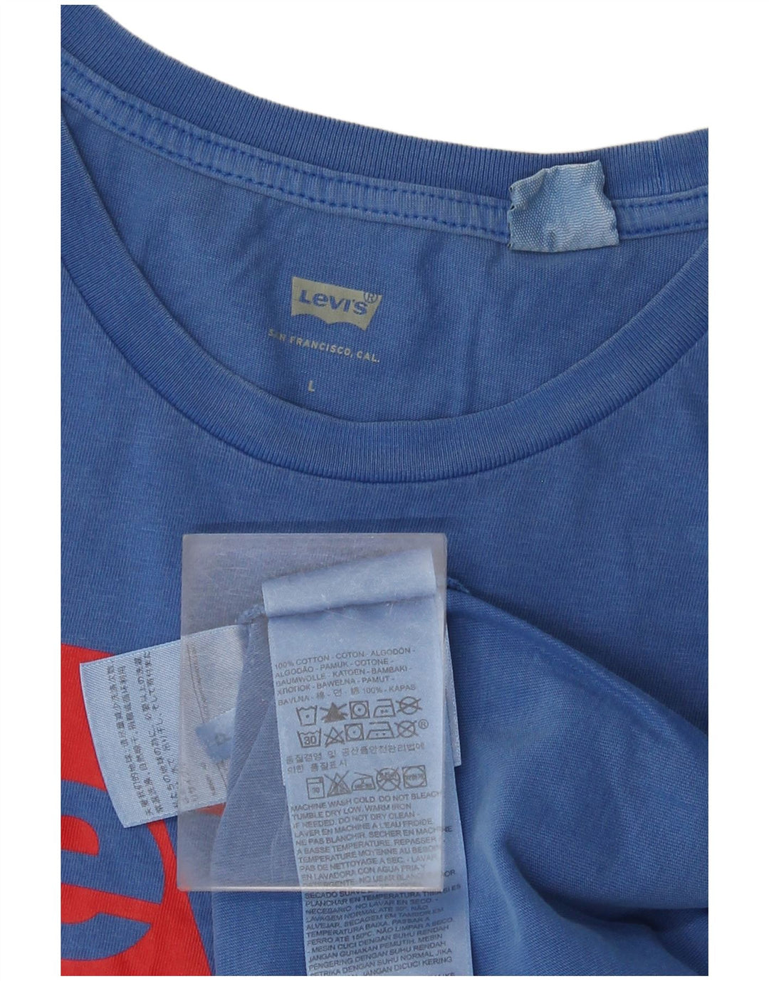 Tricou grafic pentru femei LEVI'S Top UK 16 Large Blue